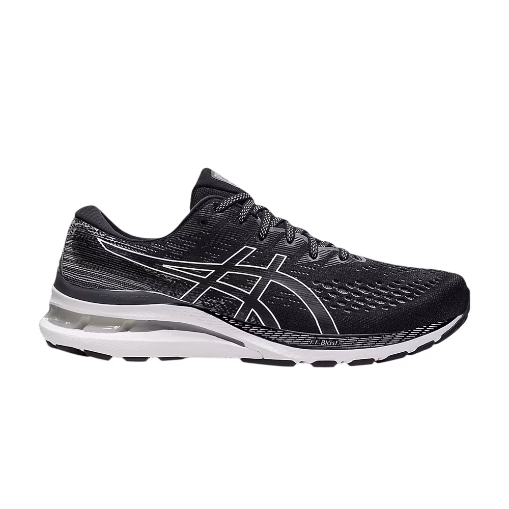 Asics Gel Kayano 28 4E Wide Black White