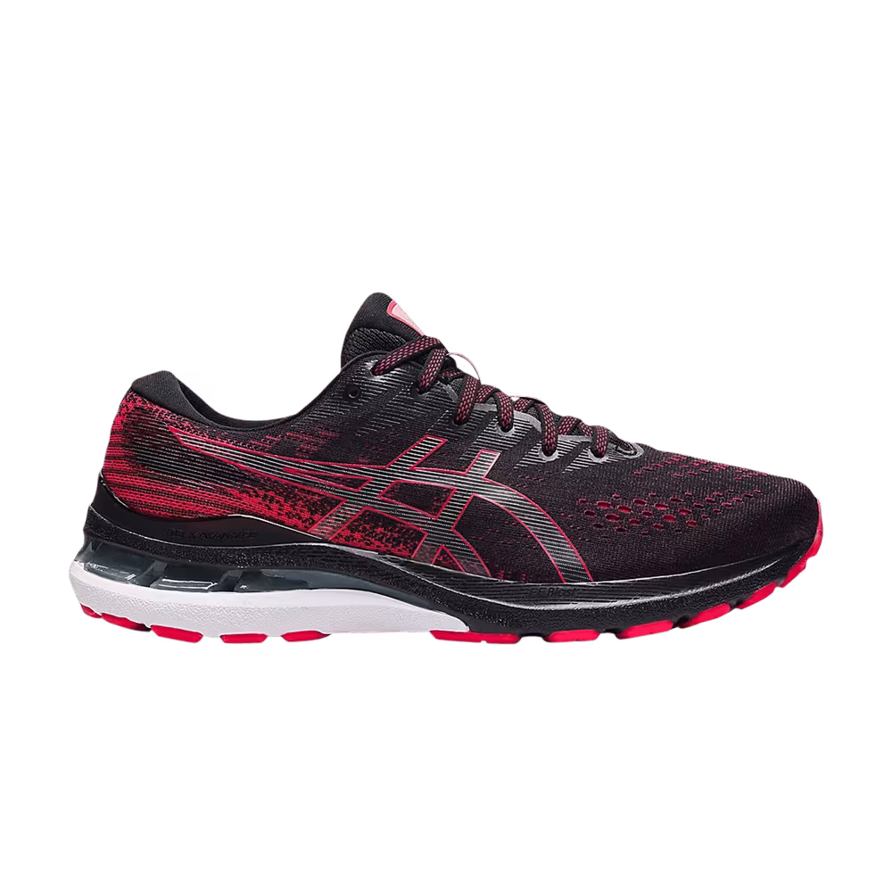Asics Gel Kayano 28 Black Electric Red