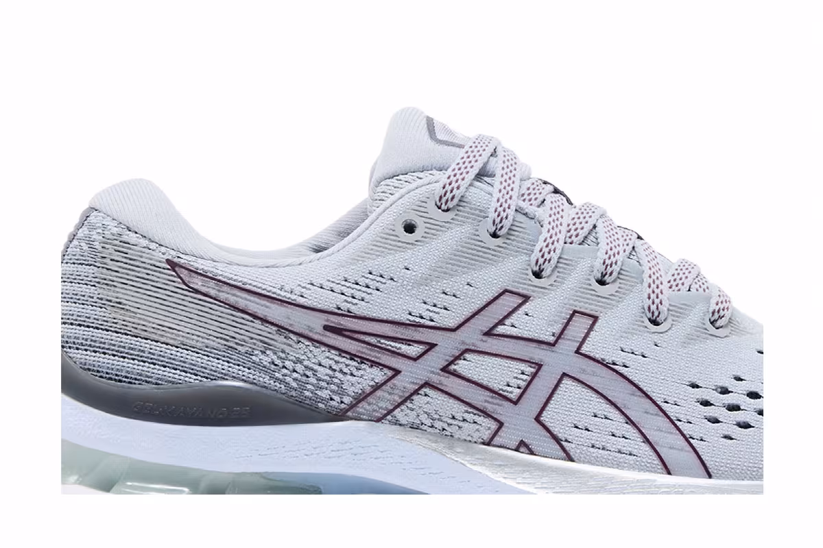 ASICS Women's Gel Kayano 28 Piedmont Grey Deep Plum, view 3