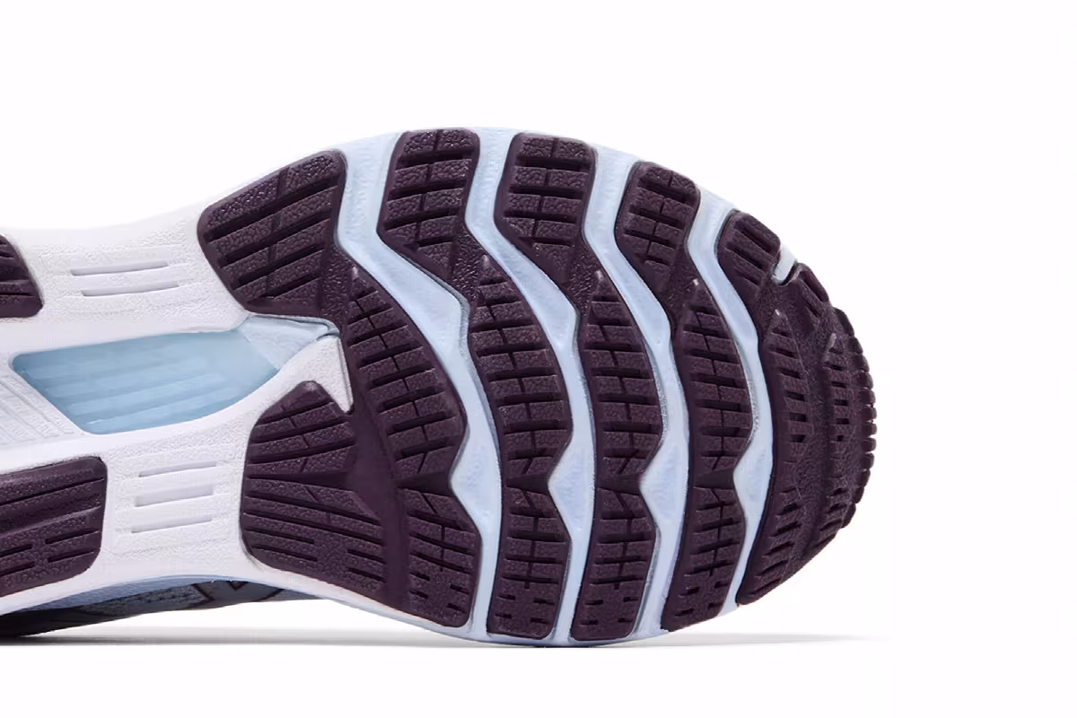 ASICS Women's Gel Kayano 28 Piedmont Grey Deep Plum, view 6