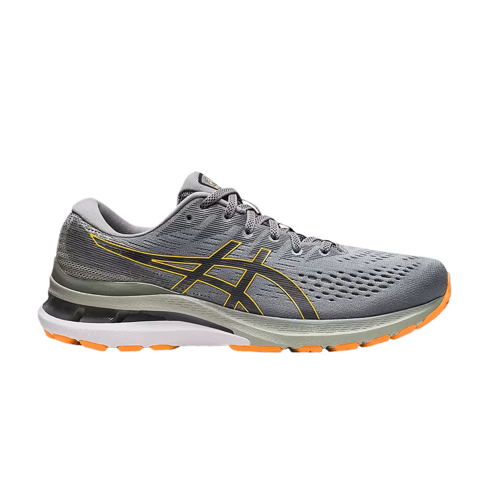 Asics Gel Kayano 28 Sheet Rock Orange Pop