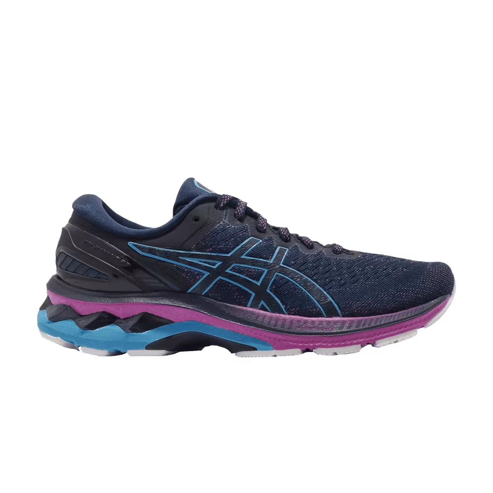 Asics Women's Gel Kayano 27 Wide French Blue Digital Aqua