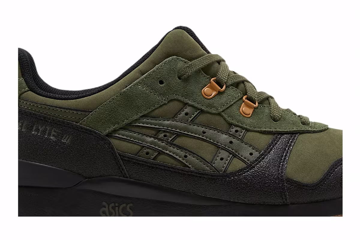 ASICS Gel Lyte 3 Olive Black, view 3