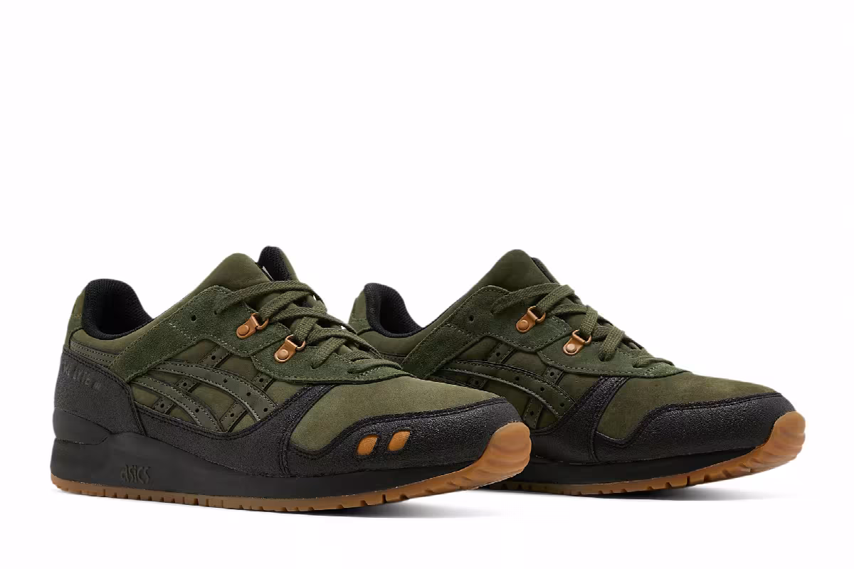 ASICS Gel Lyte 3 Olive Black, view 9