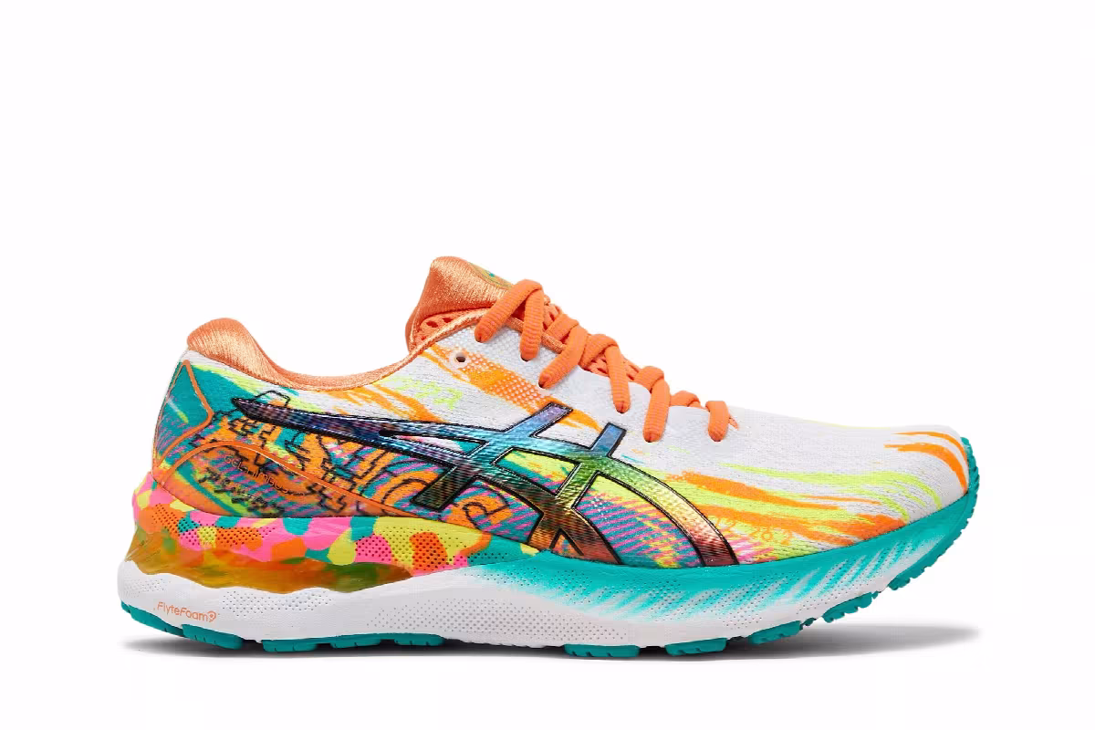 Asics Women's Gel Nimbus 23 Color Injection Pack - Hot Pink Sour Yuzu, view 2