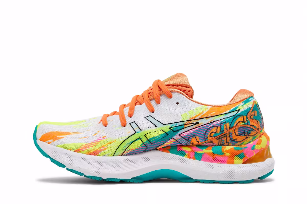 Asics Women's Gel Nimbus 23 Color Injection Pack - Hot Pink Sour Yuzu, view 4