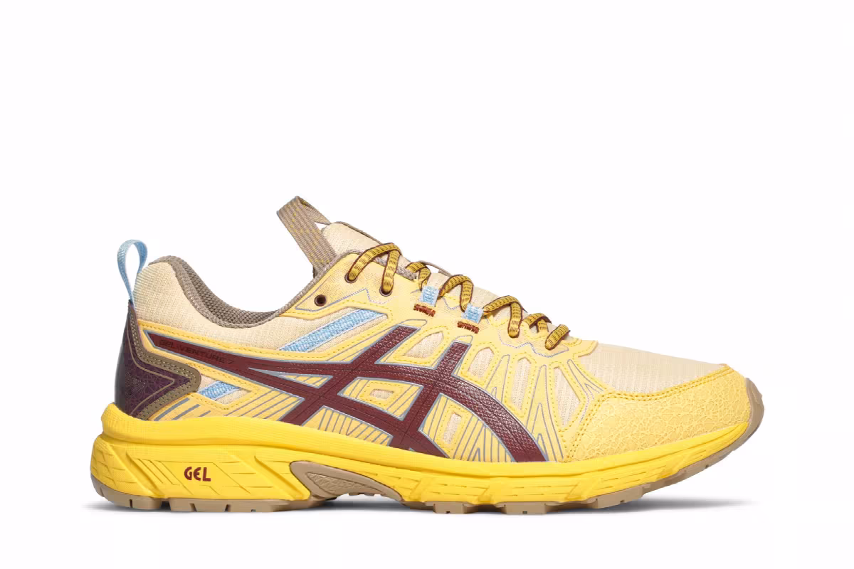Kiko Kostadinov x ASICS HN1-S Gel Venture 7 Yellow, view 2