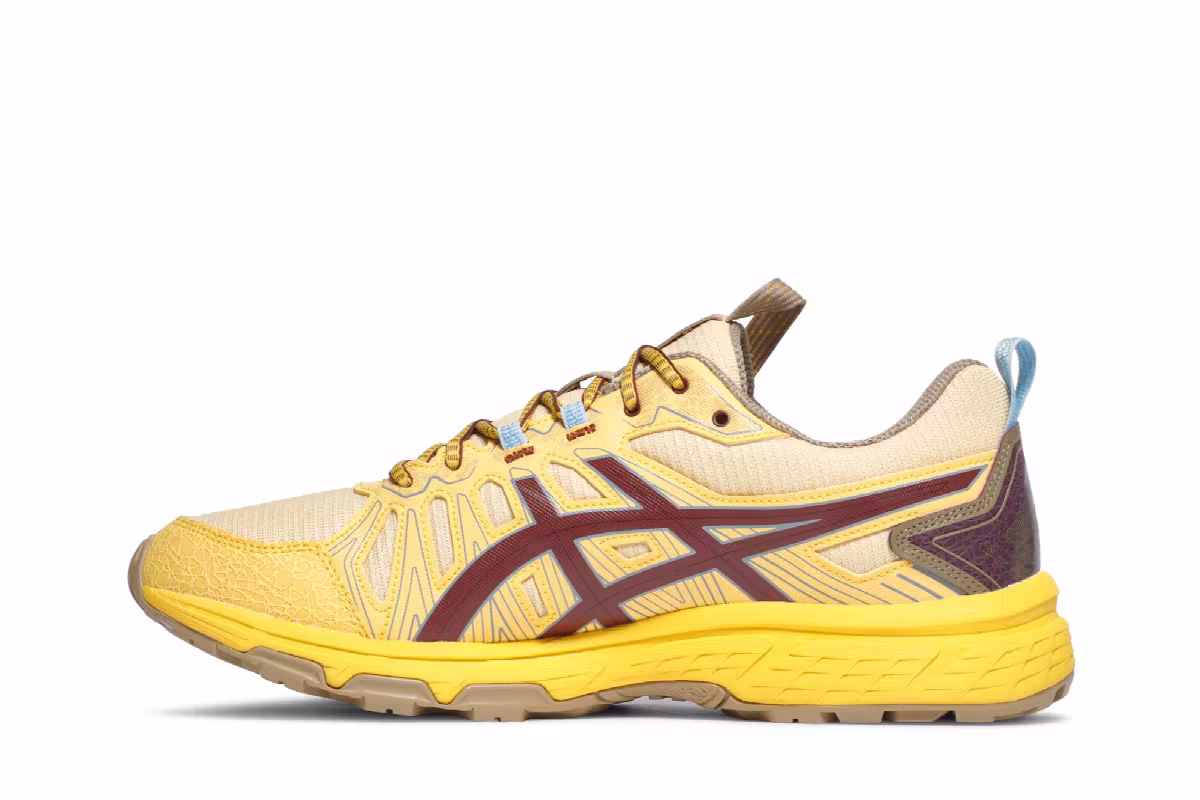 Kiko Kostadinov x ASICS HN1-S Gel Venture 7 Yellow, view 4