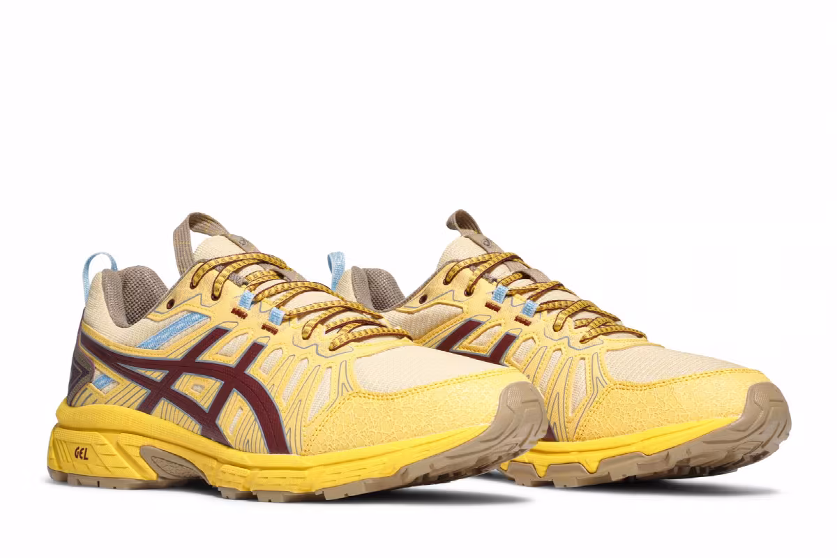 Kiko Kostadinov x ASICS HN1-S Gel Venture 7 Yellow, view 9