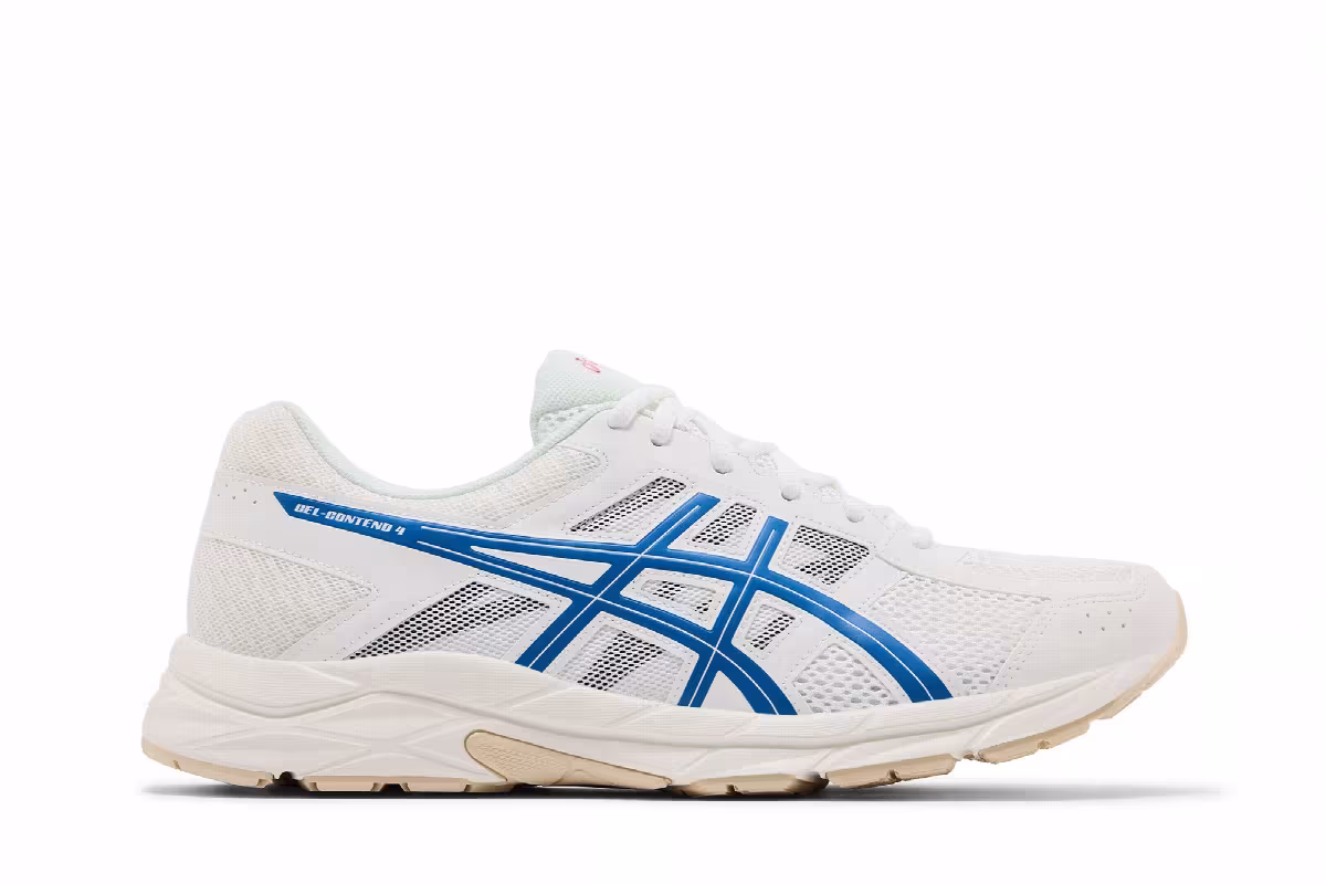 ASICS Gel Contend 4 White Blue, view 2