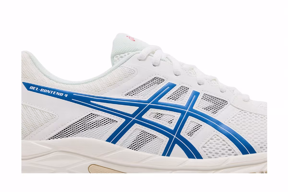 ASICS Gel Contend 4 White Blue, view 3