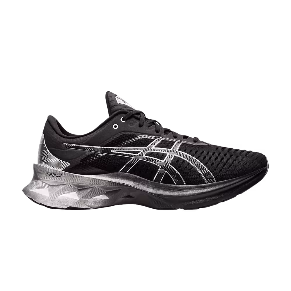 Asics Novablast Black Pure Silver