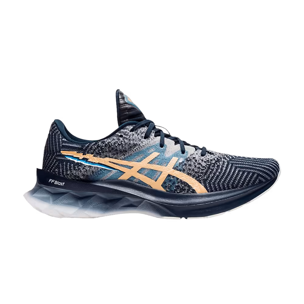 Asics Women's Novablast Pixel Noise - French Blue Champagne