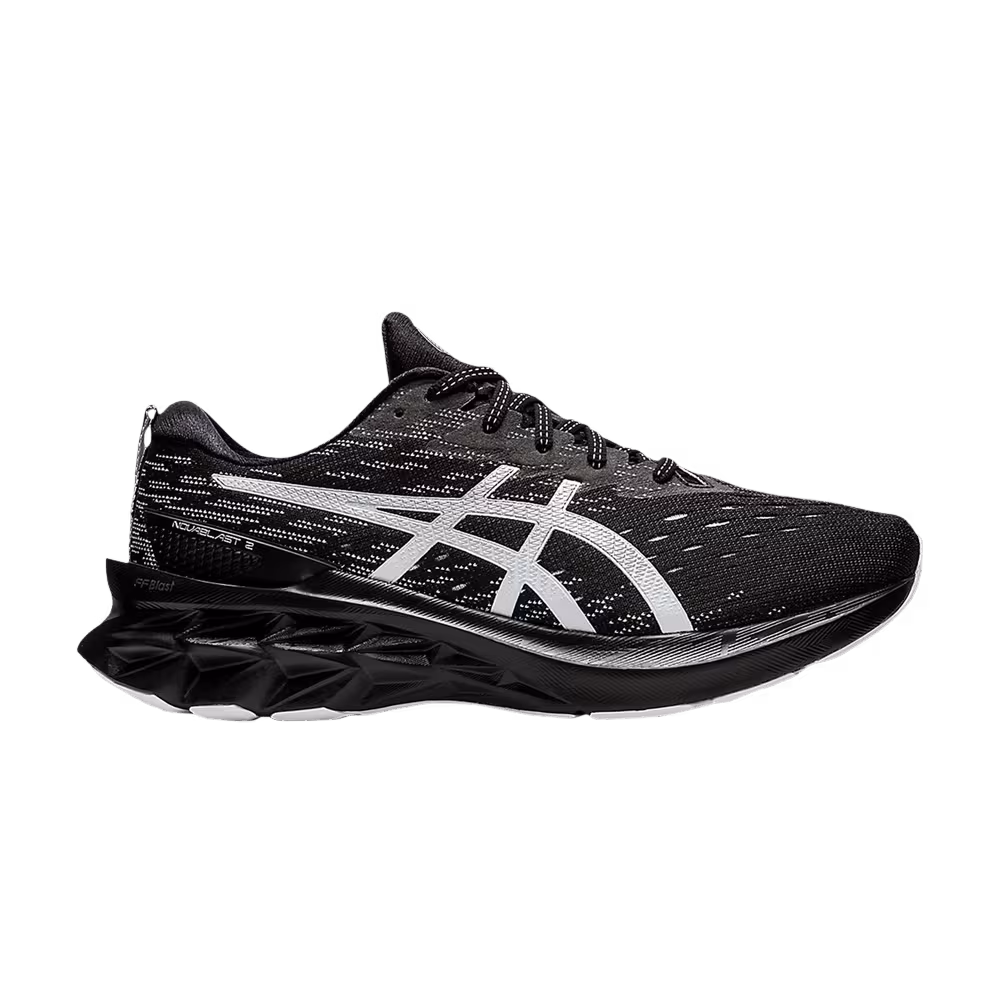 Asics Novablast 2 Black Pure Silver