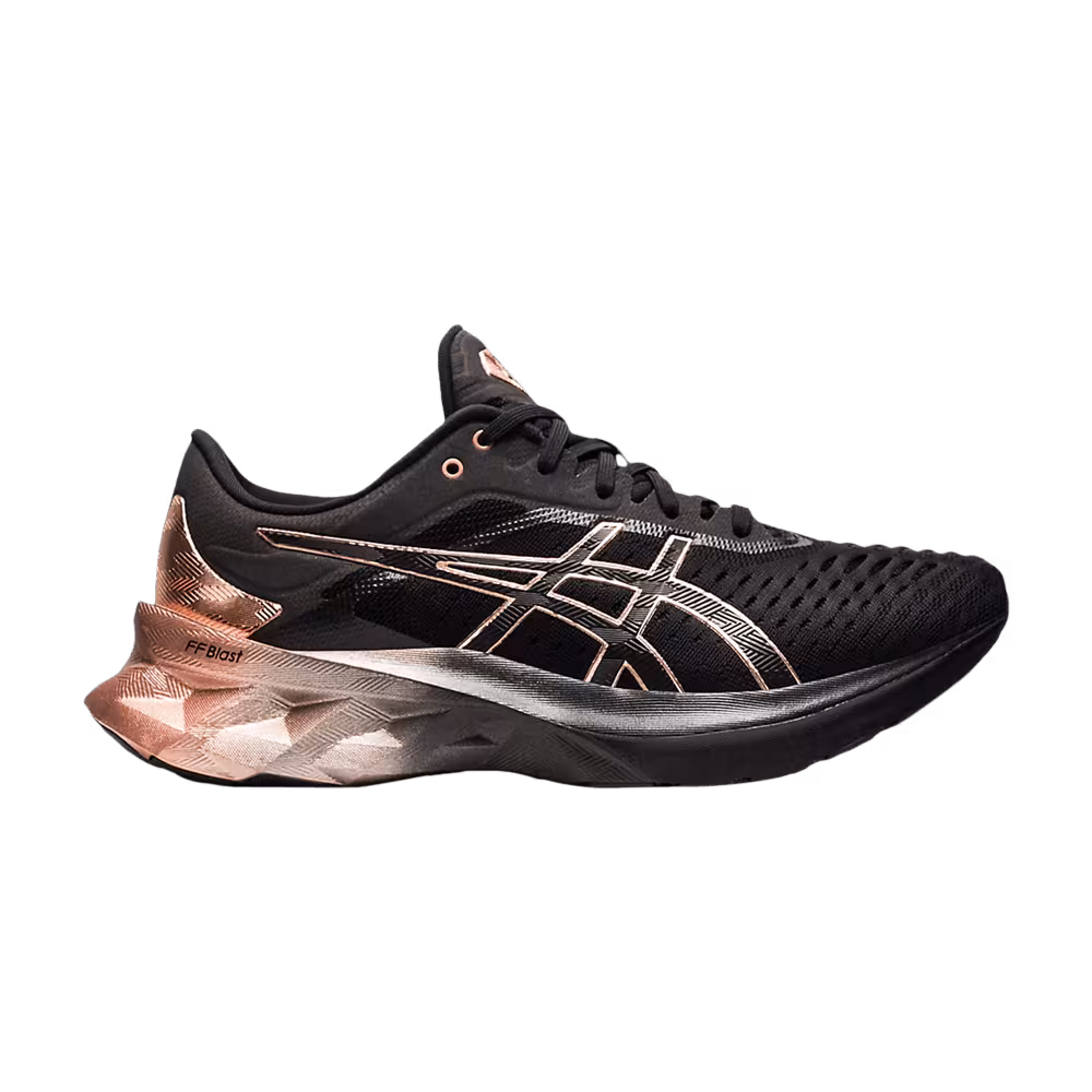 Asics Women's Novablast Black Rose Gold