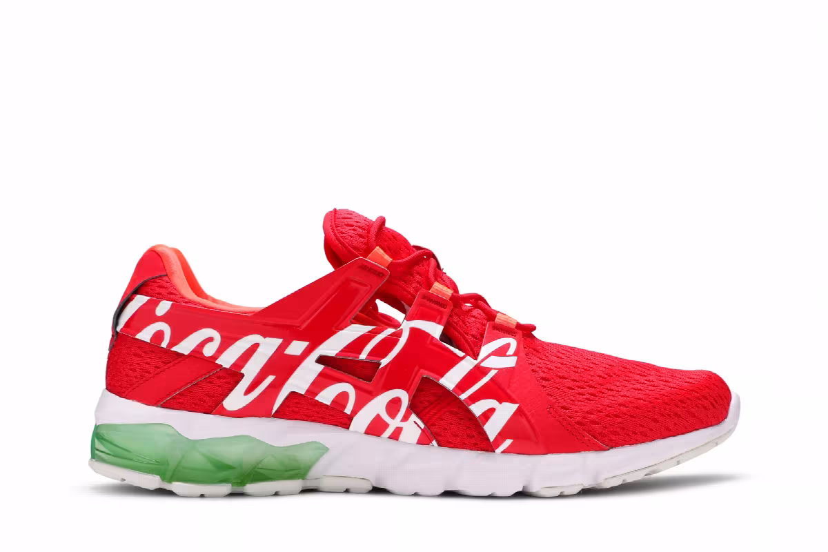 Coca-Cola x ASICS Gel Quantum 90 Red, view 2