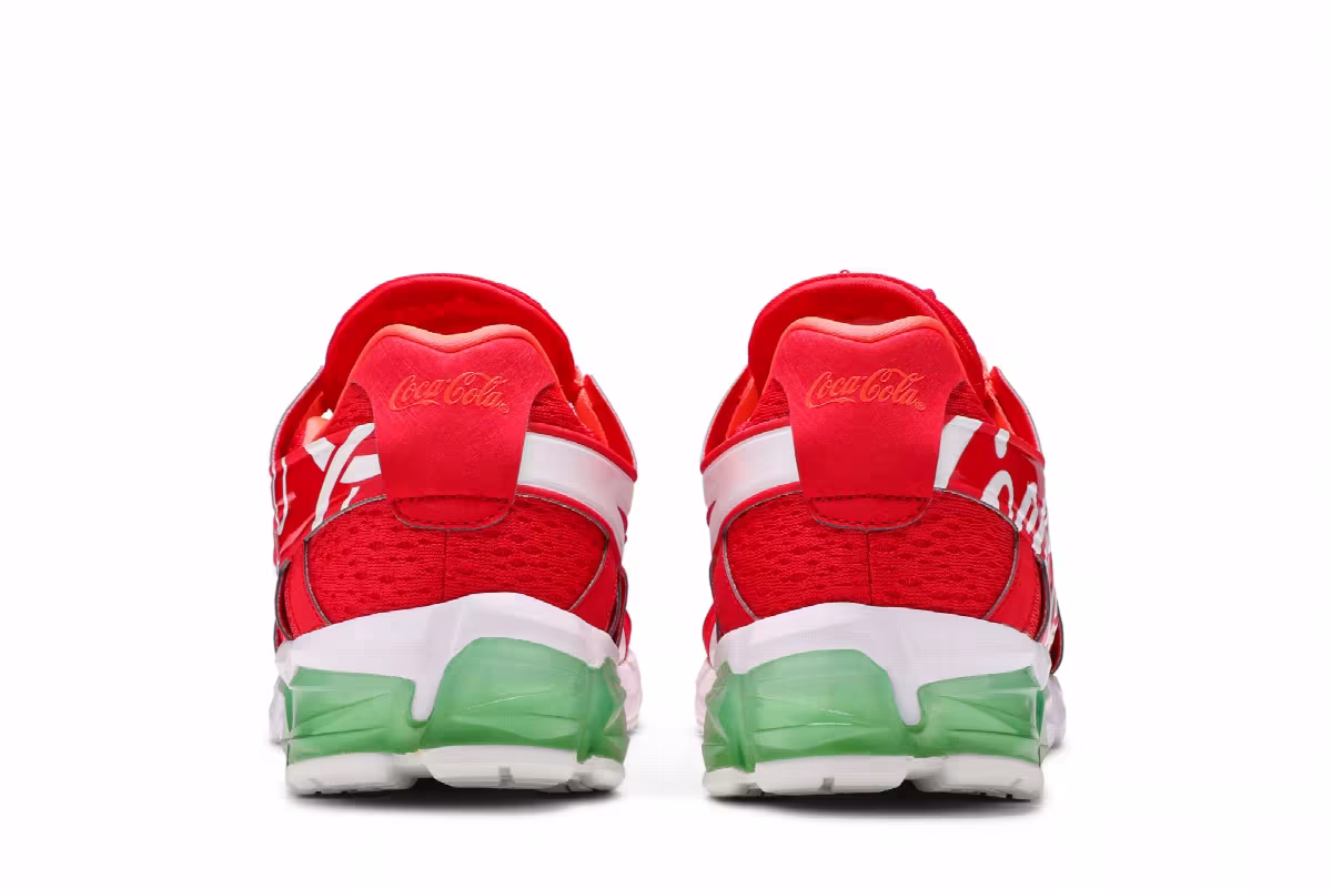 Coca-Cola x ASICS Gel Quantum 90 Red, view 7