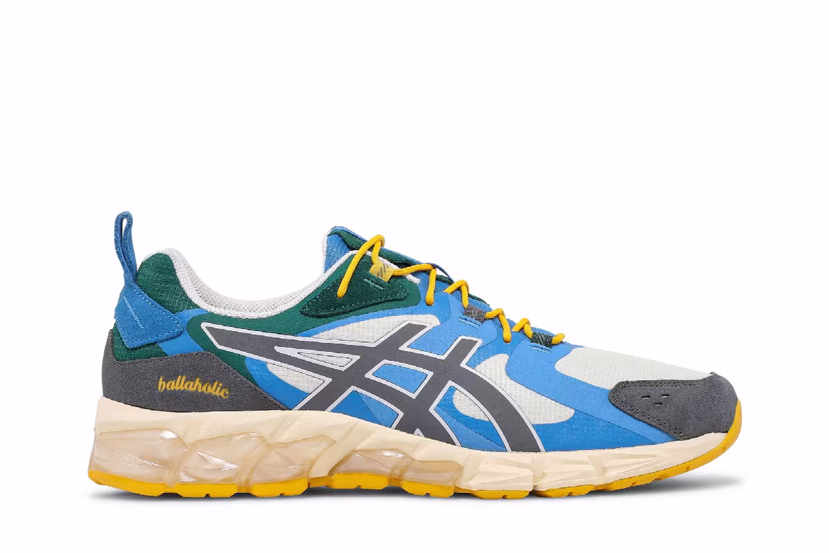 ballaholic x ASICS Gel Quantum 180 Cream Metropolis, view 2