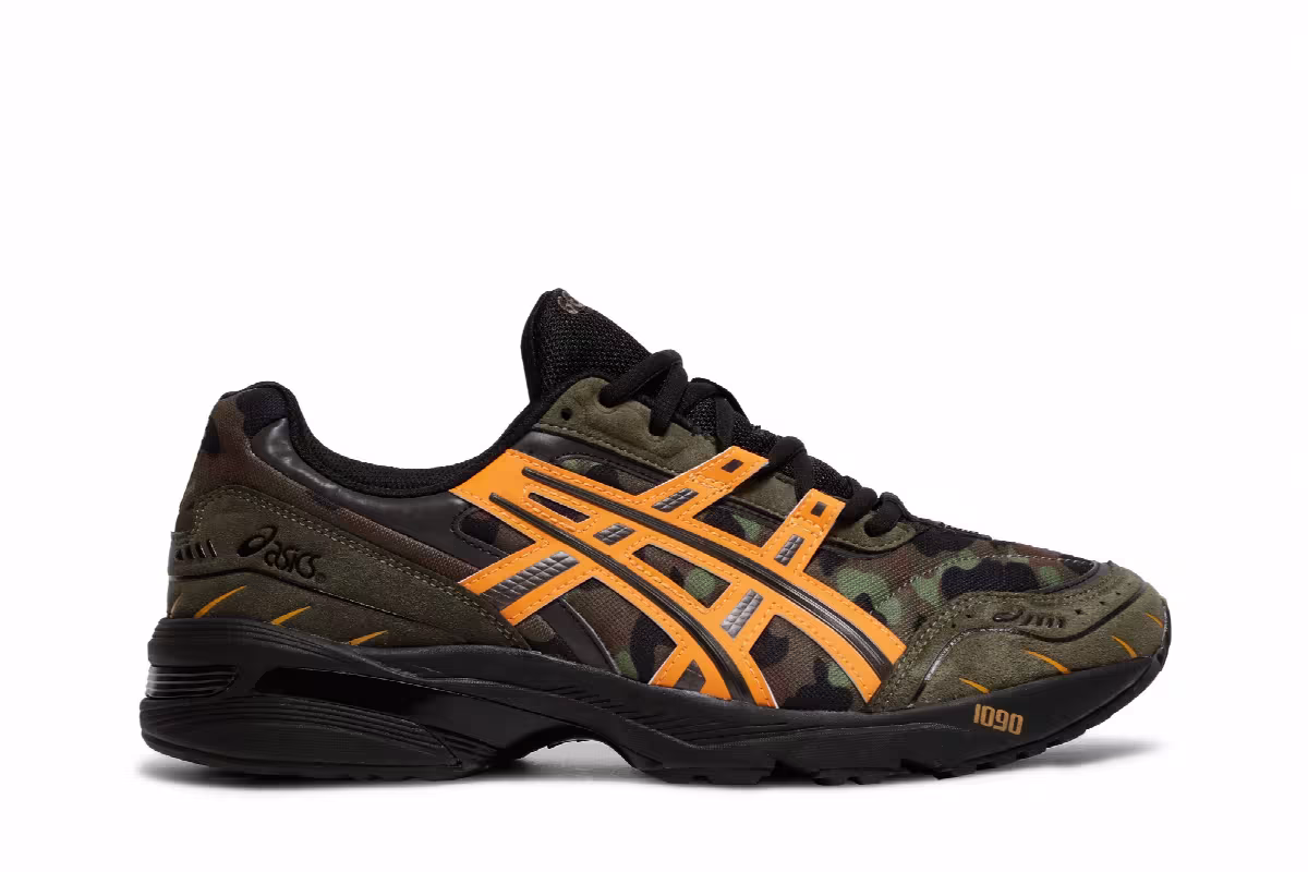 BAPE x ASICS Gel 1090 Camo, view 2