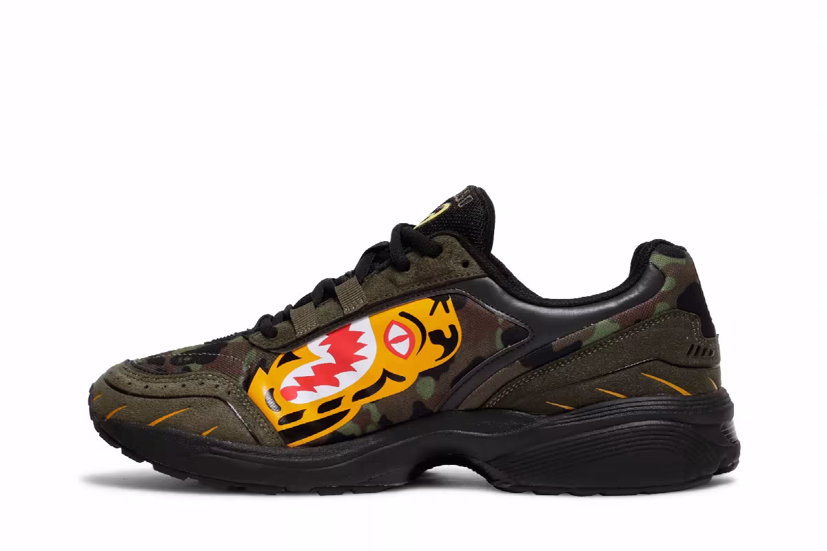 BAPE x ASICS Gel 1090 Camo, view 4