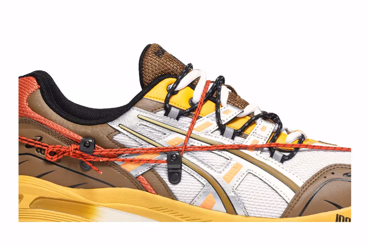 Andersson Bell x ASICS Gel 1090 White Orange, view 3