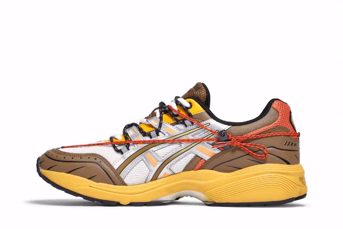 Andersson Bell x ASICS Gel 1090 White Orange, view 4
