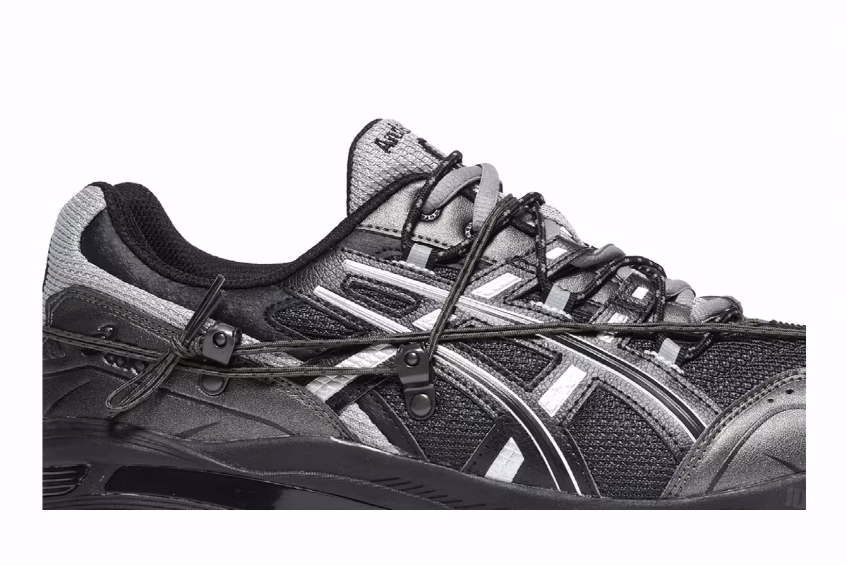 Andersson Bell x ASICS Gel 1090 Black Silver, view 3