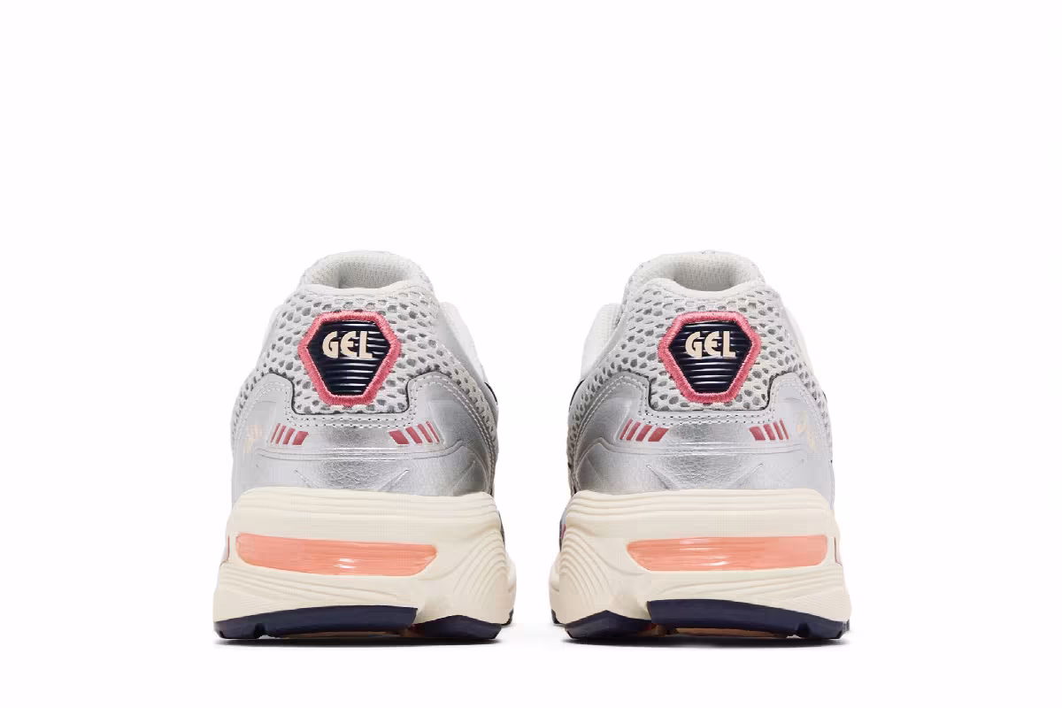 Sneakersnstuff x ASICS Women's Gel 1090 Pure Silver Salmon, view 7