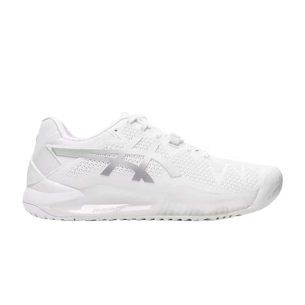 Asics Women's Gel Resolution 8 White Pure Silver