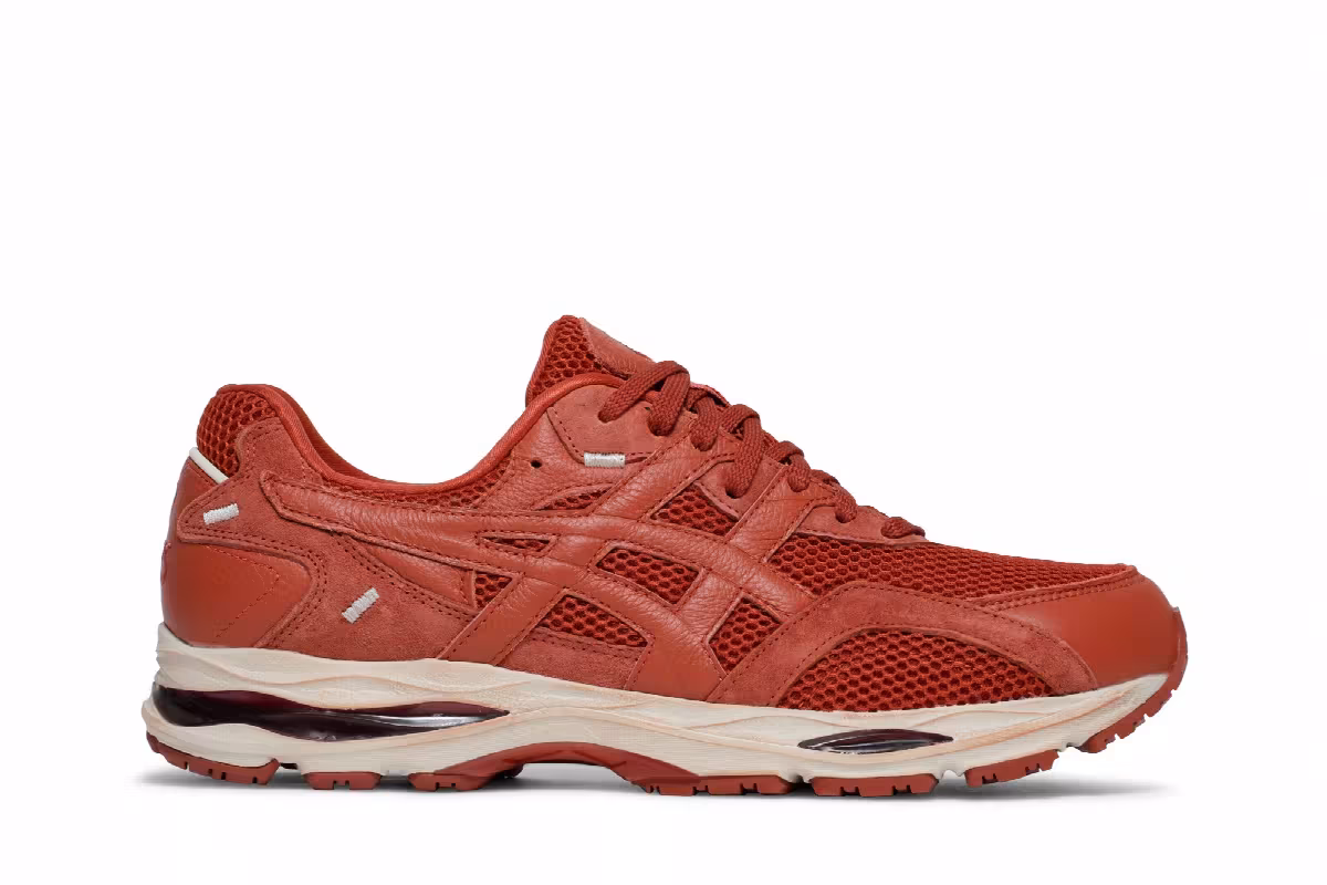 Denim Tears x ASICS Gel MC Plus Georgia Red Clay, view 2