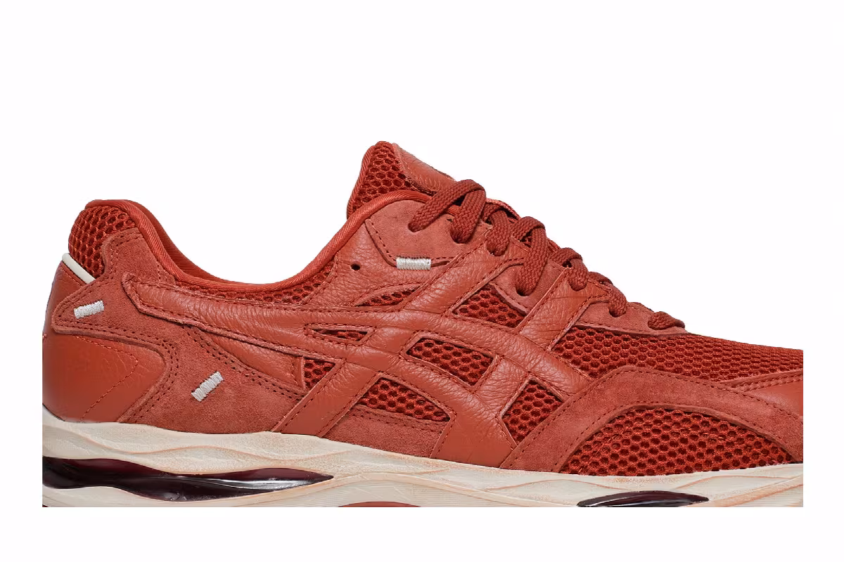 Denim Tears x ASICS Gel MC Plus Georgia Red Clay, view 3