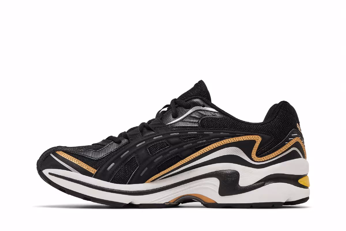 ASICS Gel Preleus Black Pure Gold, view 4