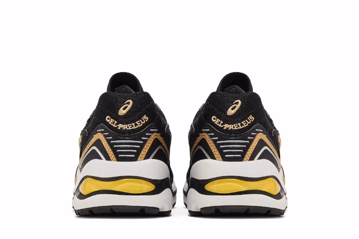 ASICS Gel Preleus Black Pure Gold, view 7