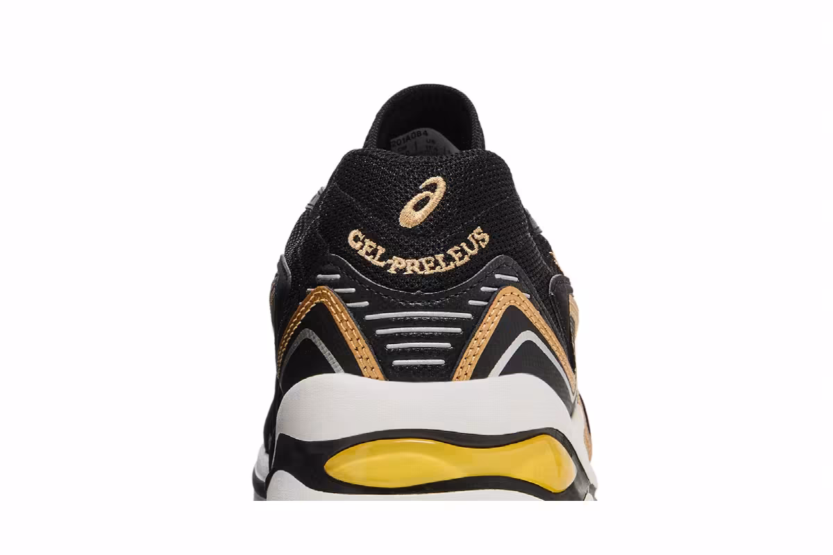 ASICS Gel Preleus Black Pure Gold, view 8