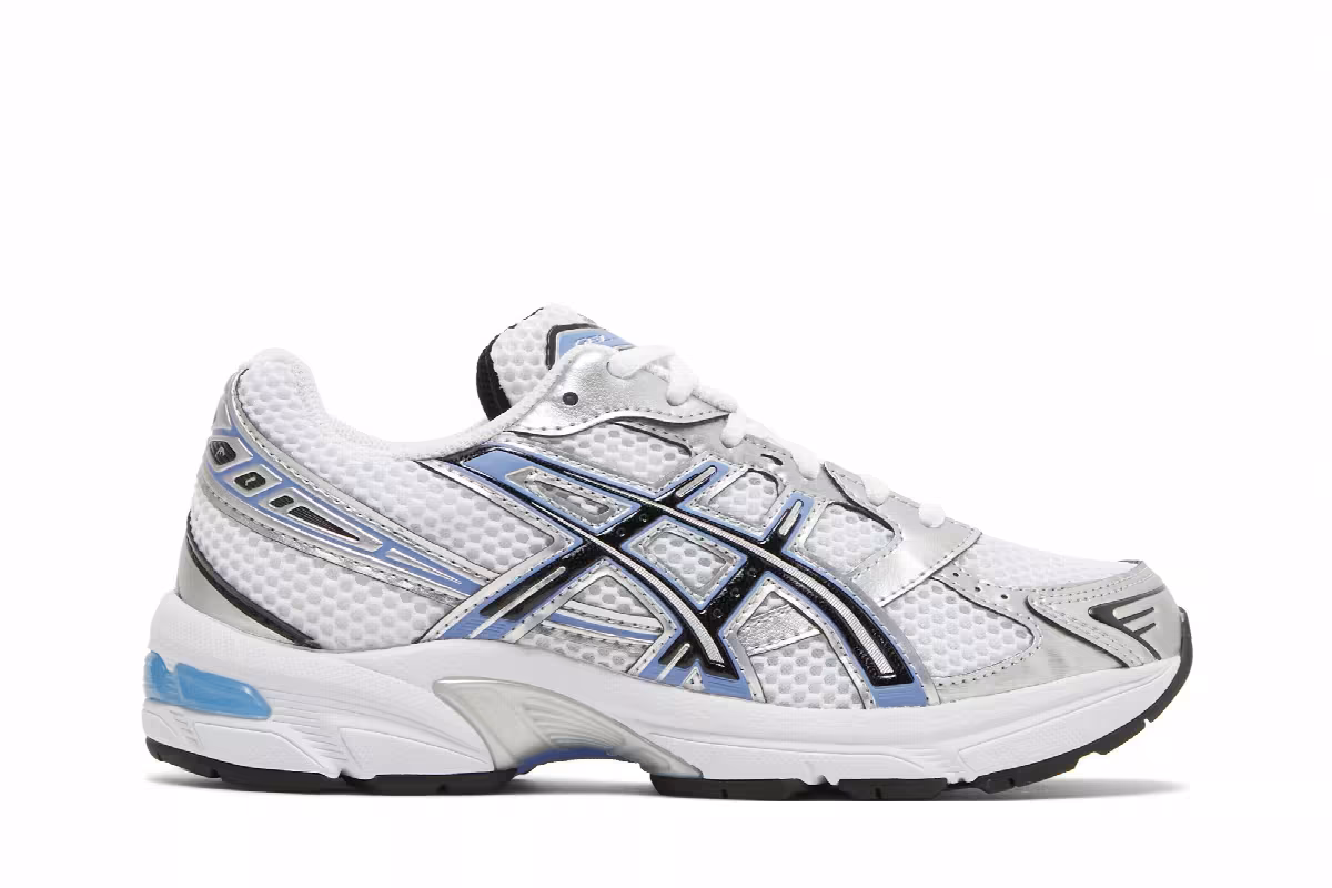 ASICS Women's Gel 1130 White Periwinkle Blue, view 2