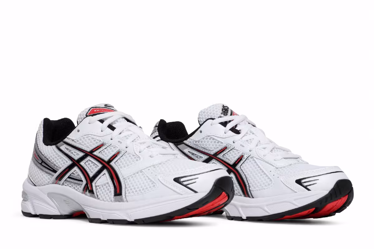 ASICS Gel 1130 White Electric Red, view 9