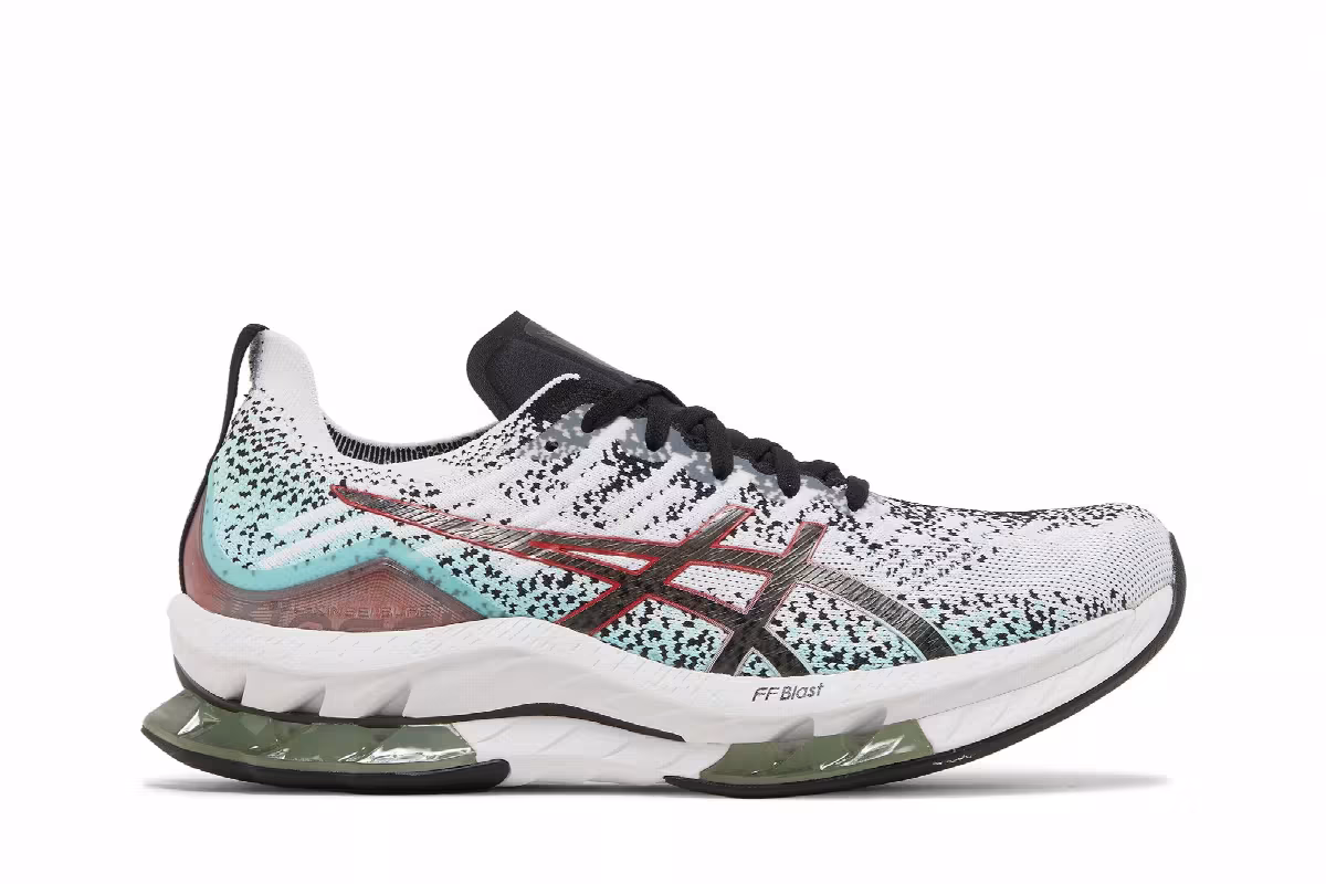 Asics Kinsei Blast White Black, view 2