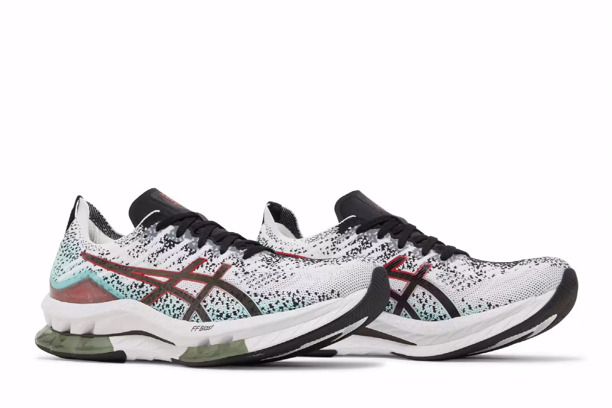 Asics Kinsei Blast White Black, view 9