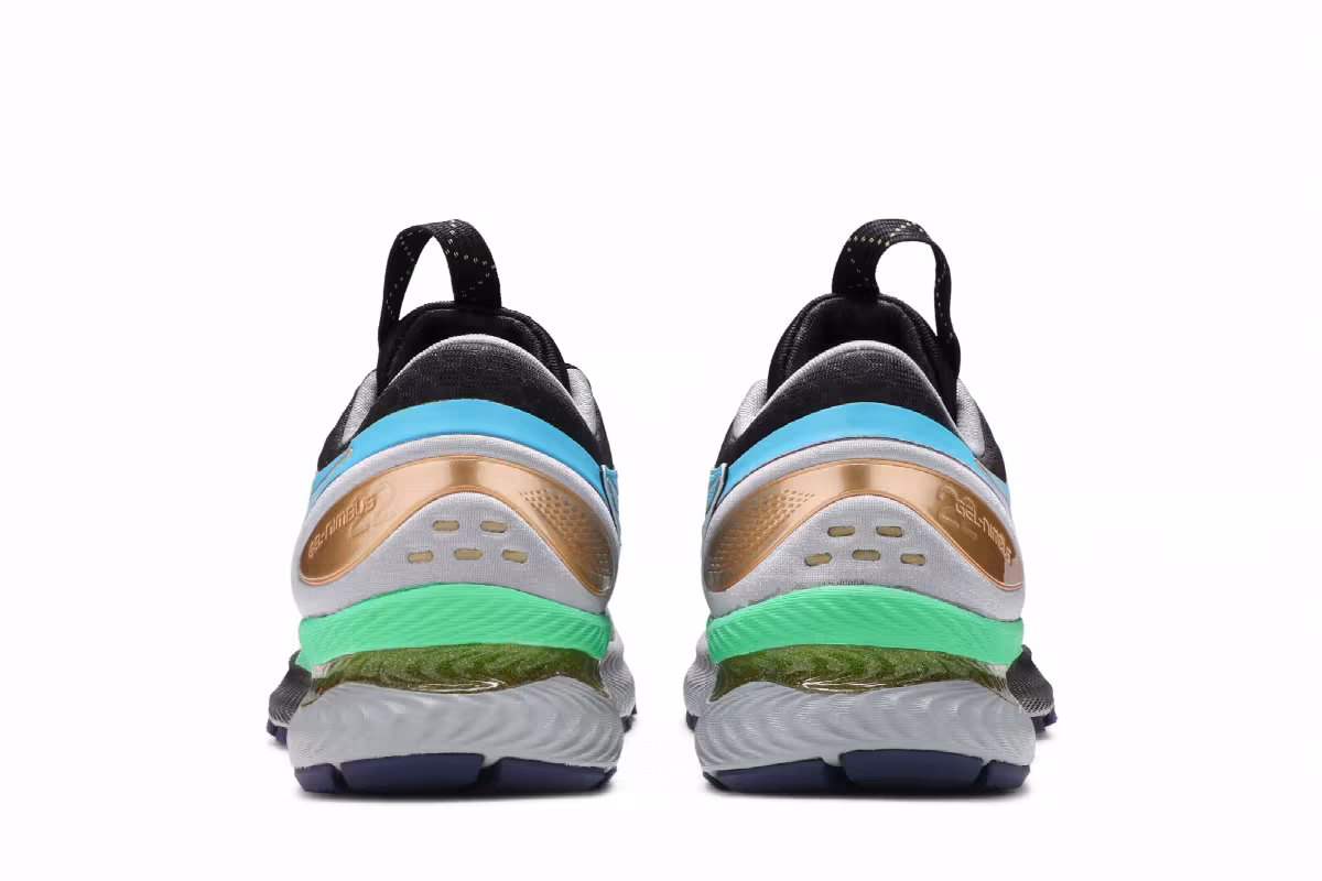Kiko Kostadinov x ASICS Women's FN1-S Gel Nimbus 22 Stone Grey Blue, view 7
