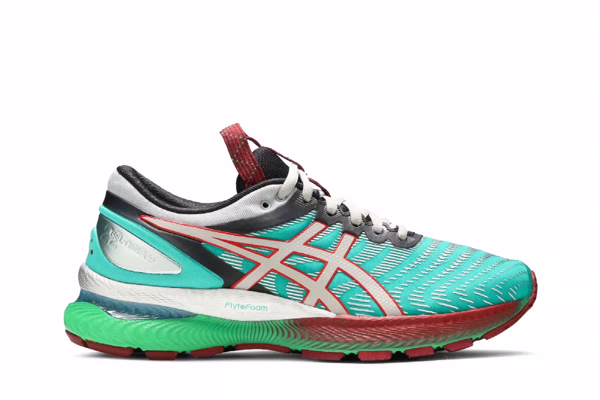Kiko Kostadinov x ASICS Women's FN1-S Gel Nimbus 22 Baltic Jewel, view 2