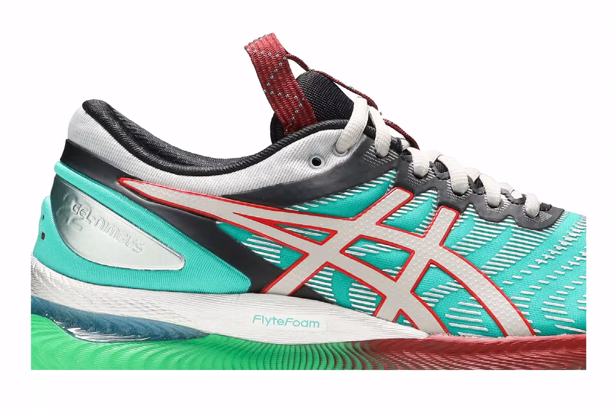 Kiko Kostadinov x ASICS Women's FN1-S Gel Nimbus 22 Baltic Jewel, view 3