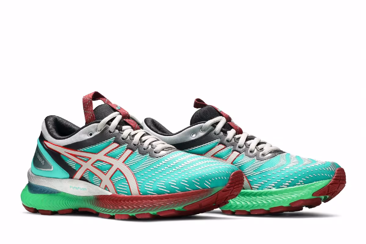 Kiko Kostadinov x ASICS Women's FN1-S Gel Nimbus 22 Baltic Jewel, view 9