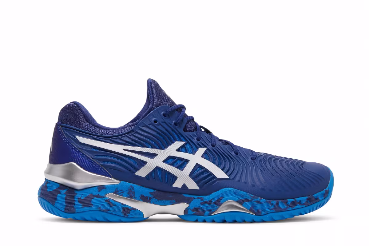 Asics Court FF Novak Blue Print Camo, view 2
