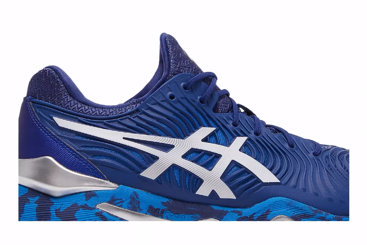 Asics Court FF Novak Blue Print Camo, view 3