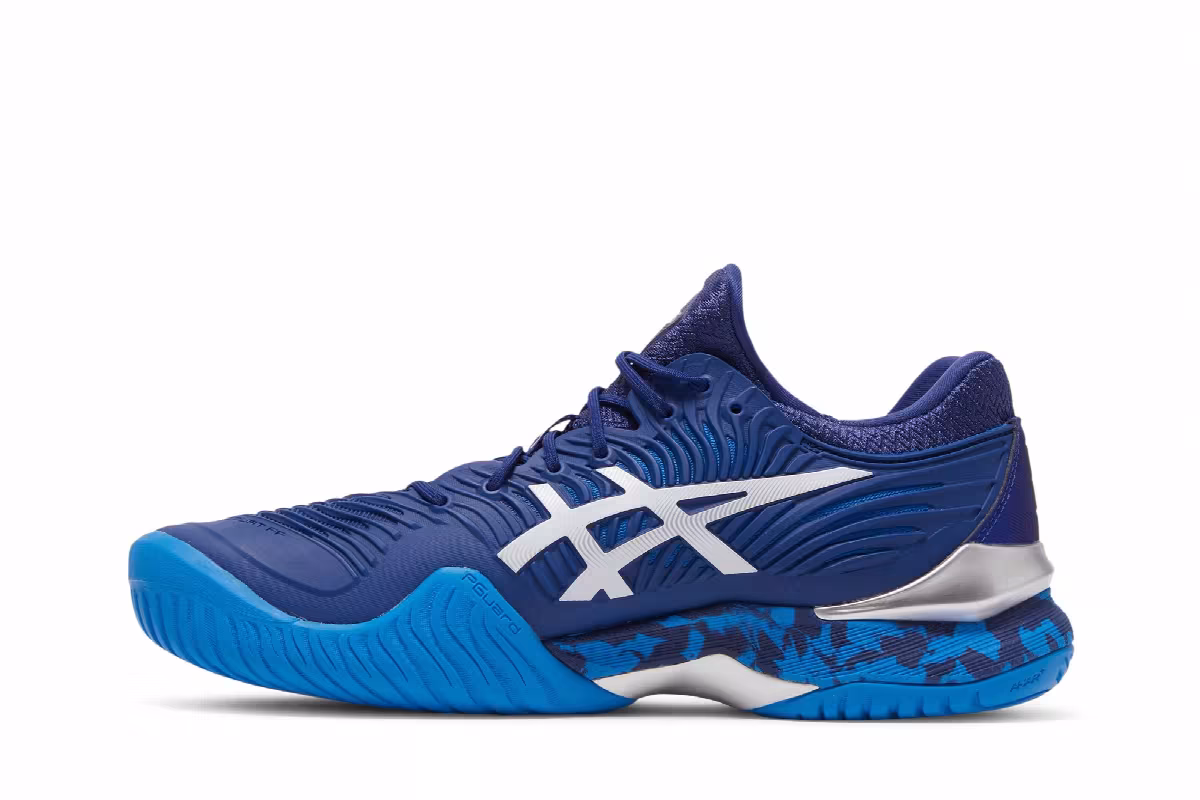 Asics Court FF Novak Blue Print Camo, view 4