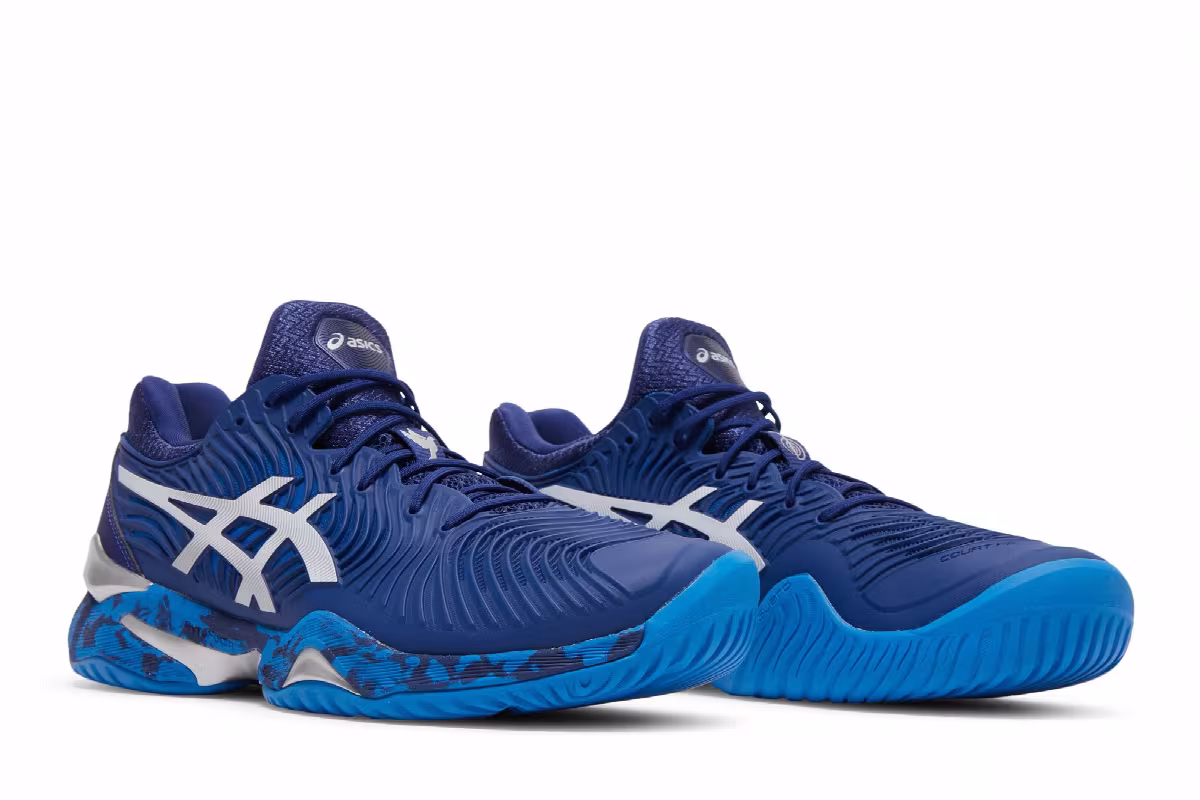 Asics Court FF Novak Blue Print Camo, view 9