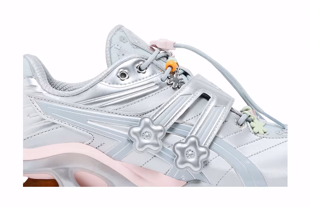 ASICS Women's Cecilie Bahnsen x Gel-Kinetic FR Piedmont Gre Pure Silver, view 3