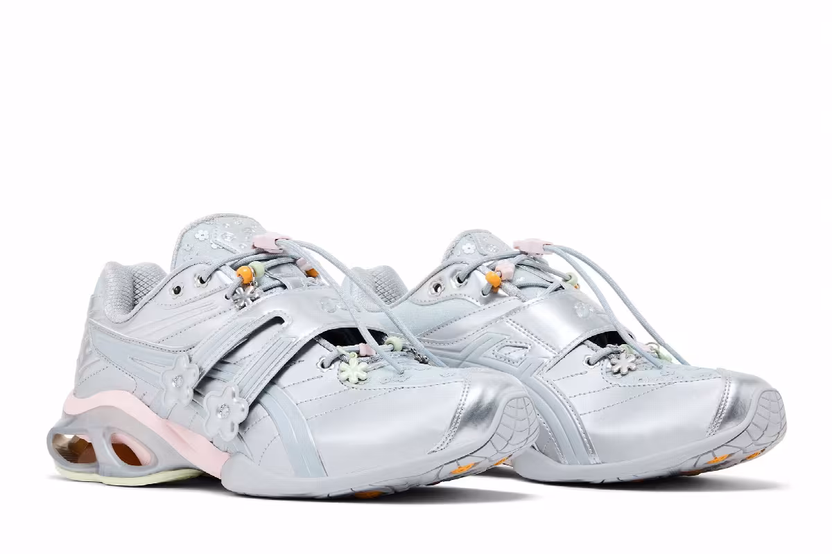 ASICS Women's Cecilie Bahnsen x Gel-Kinetic FR Piedmont Gre Pure Silver, view 9