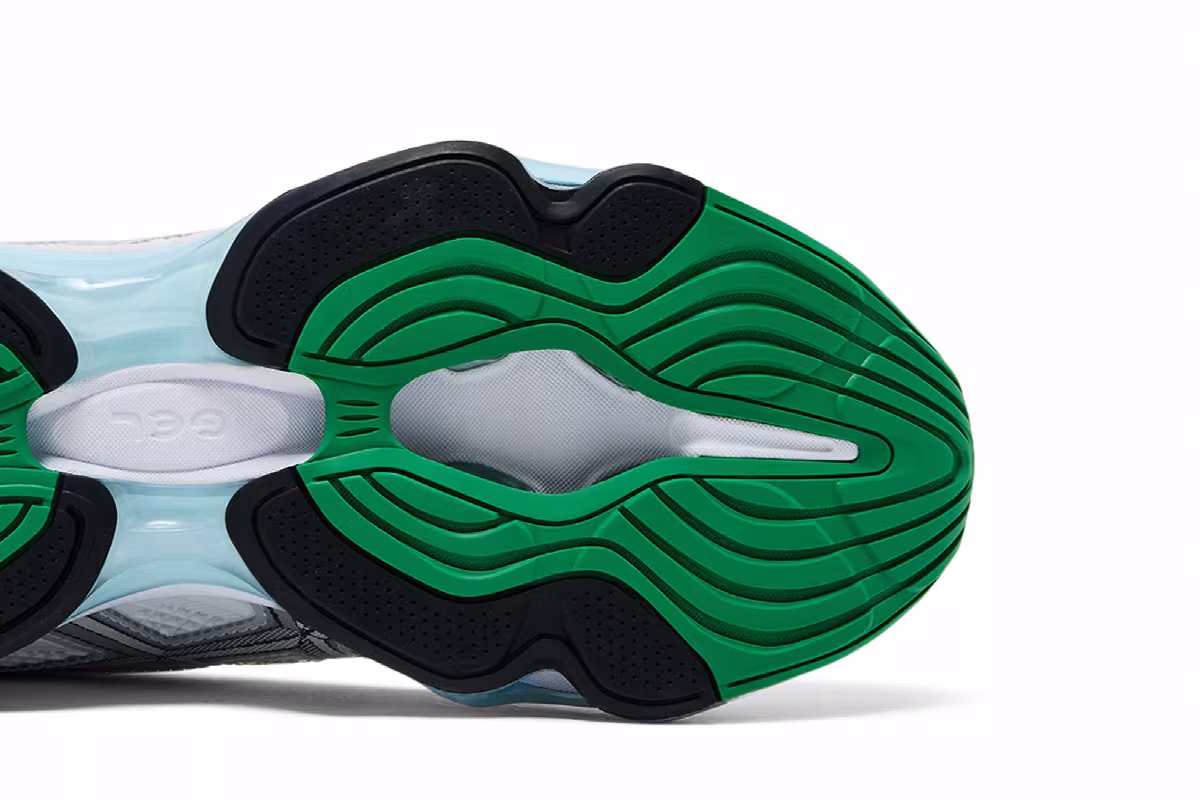 Hidden NY x ASICS Gel Kinetic 2.0 White Green Blue, view 6