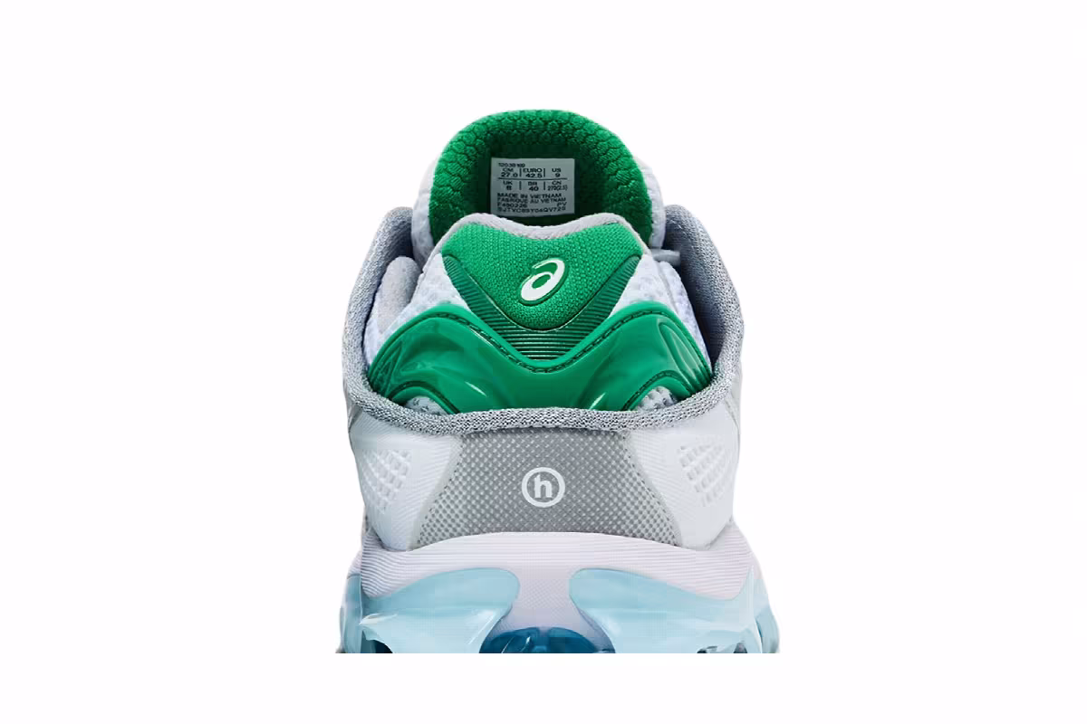 Hidden NY x ASICS Gel Kinetic 2.0 White Green Blue, view 8
